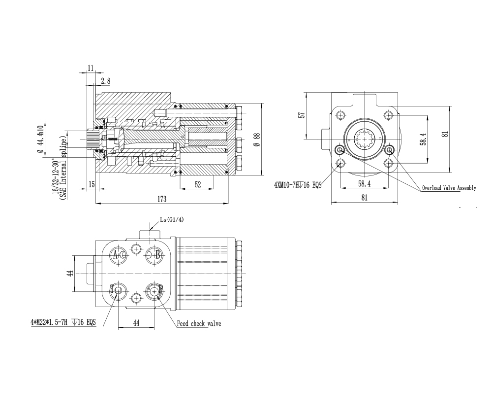 TLF-E800 ٨٠٠ مل/د ٦٠ لتر/دقيقة وحدة التوجيه drawing image