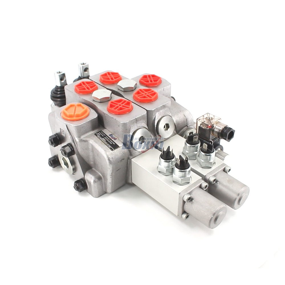 SDS180-PG2-2OTDD يدوي 2 بكرة صمام اتجاهي قطاع image