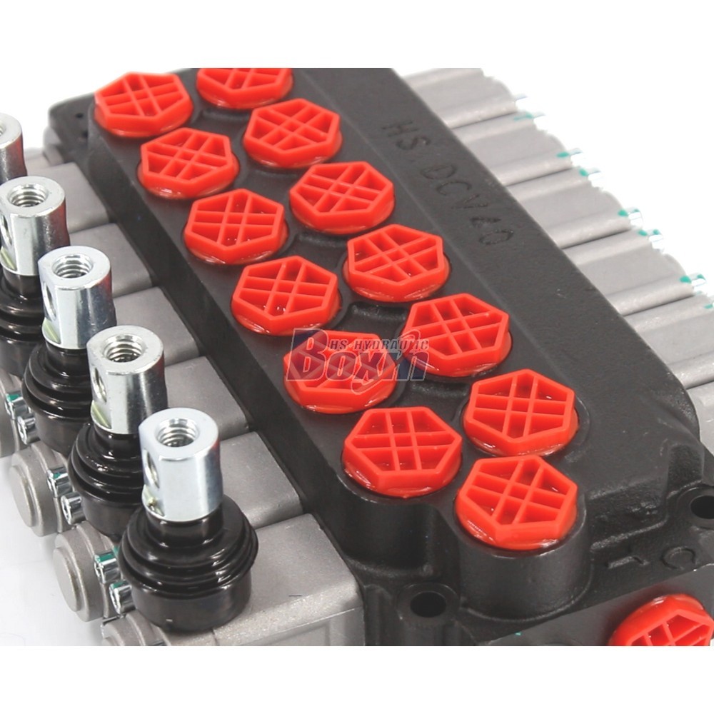 OEM and Custom DCV40 Manual 6 Spool Monoblock Directional Valve Solutions detail image