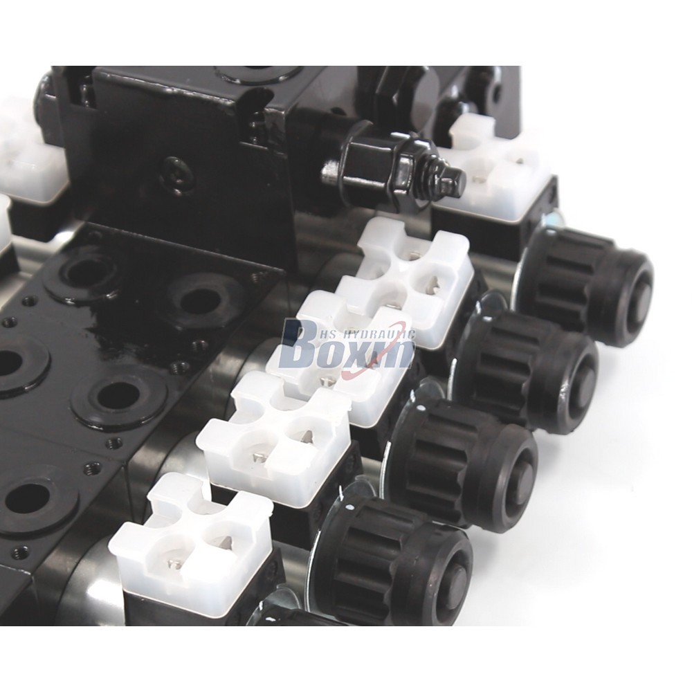 Hydraulic Valve Manufacturer Providing DCV56-H 5 Spool Solenoid Sectional Valves detail image