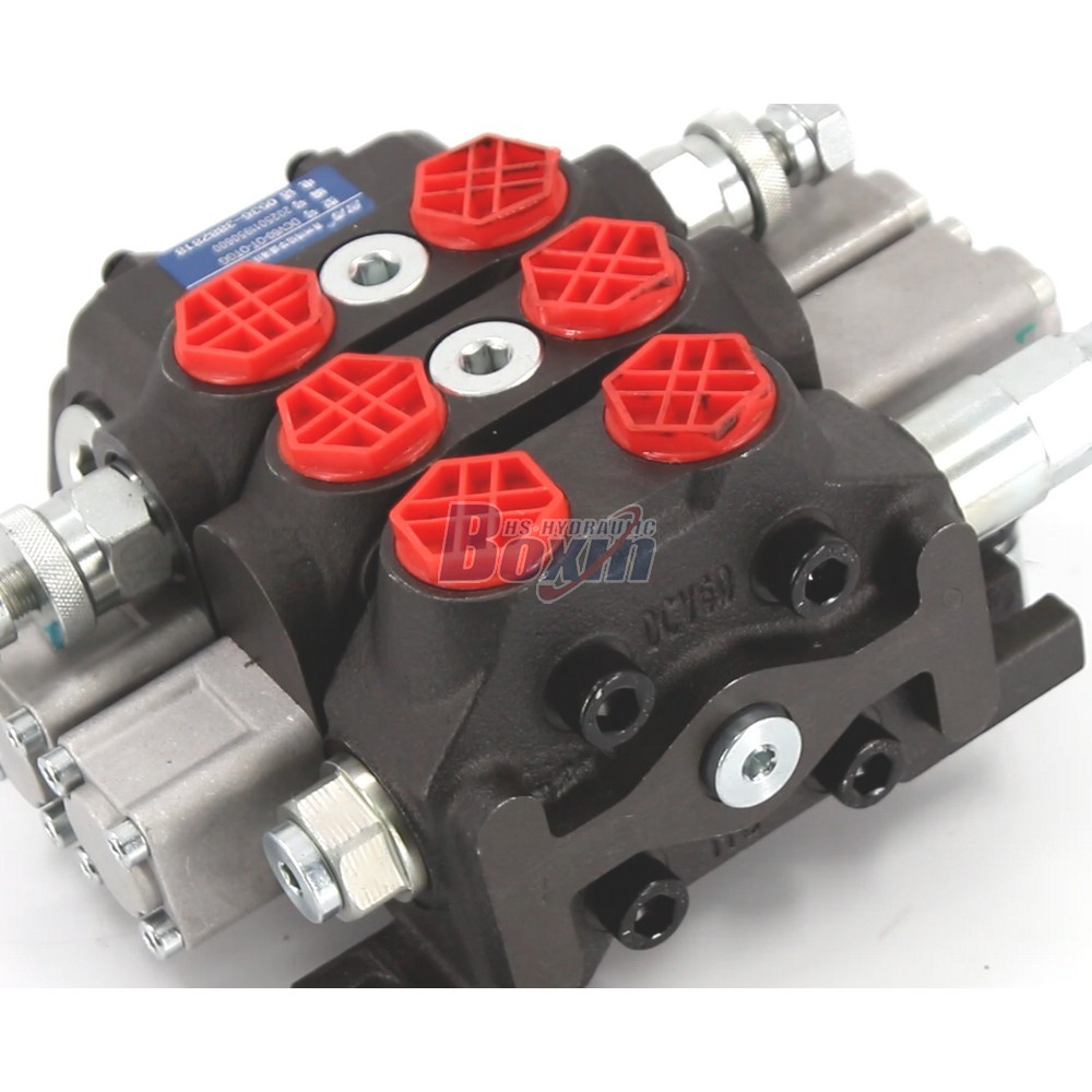 Sectional Control Valve DCV60-FZJ 2 Spool Manual Directional Control Valve detail image