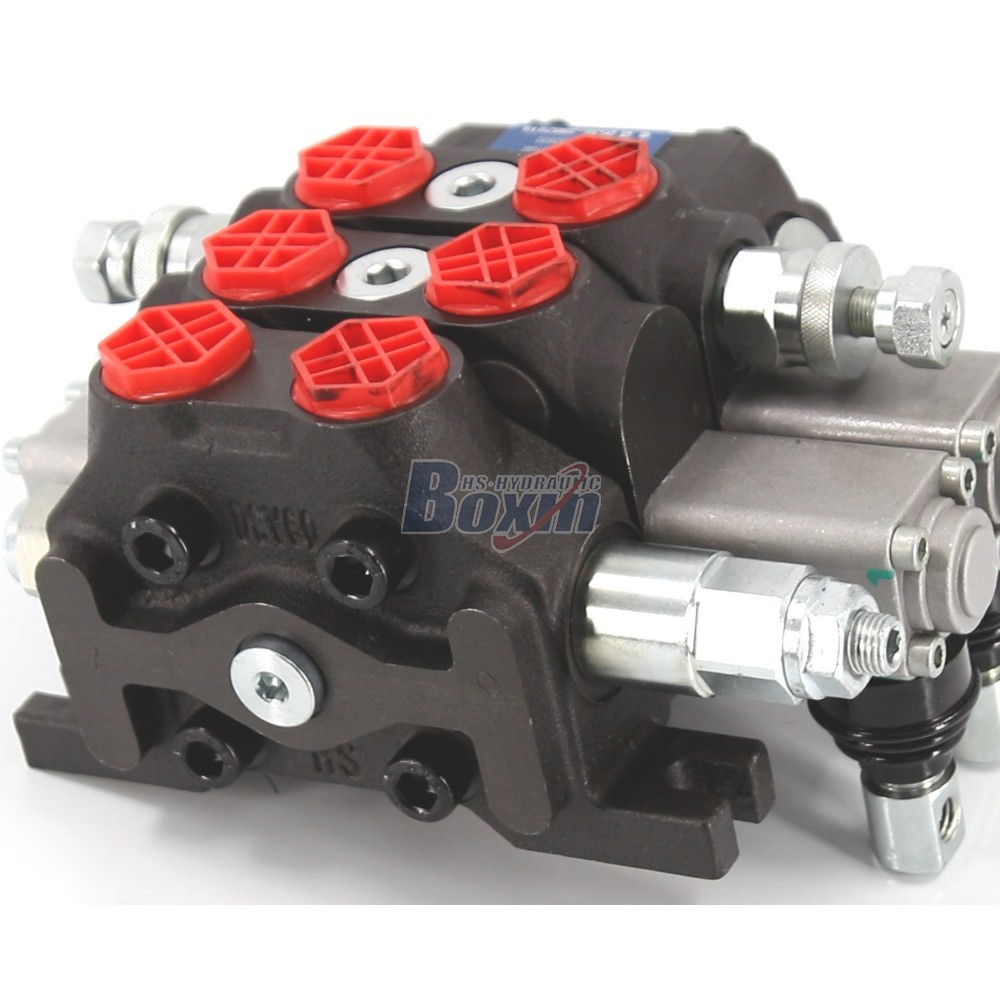 High Pressure DCV60-FZJ Sectional Directional Valve 2 Spool Manual Control detail image