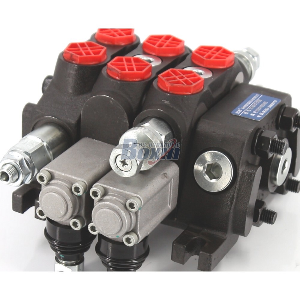 OEM/ODM Services for DCV60-FZJ Manual 2 Spool Sectional Directional Valve and Custom Labeling detail image