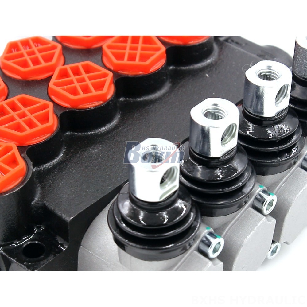 P40-G12-G38-4OT Manual 4 Spool Monoblock Directional Valve: Manufacturer & Supplier detail image