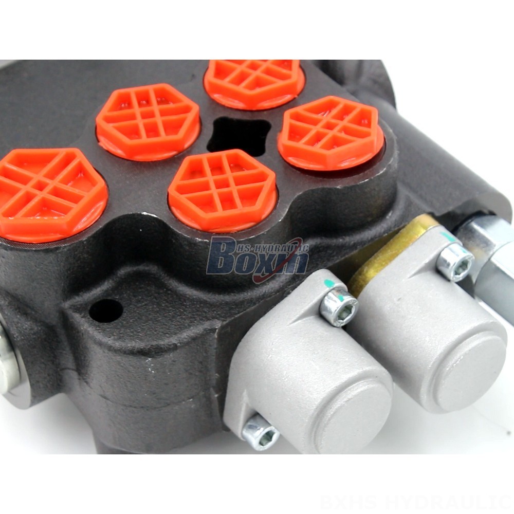 2-Spool Hydraulic Directional Valve | P80-G12-G34-2OT | Factory Direct & Customizable detail image