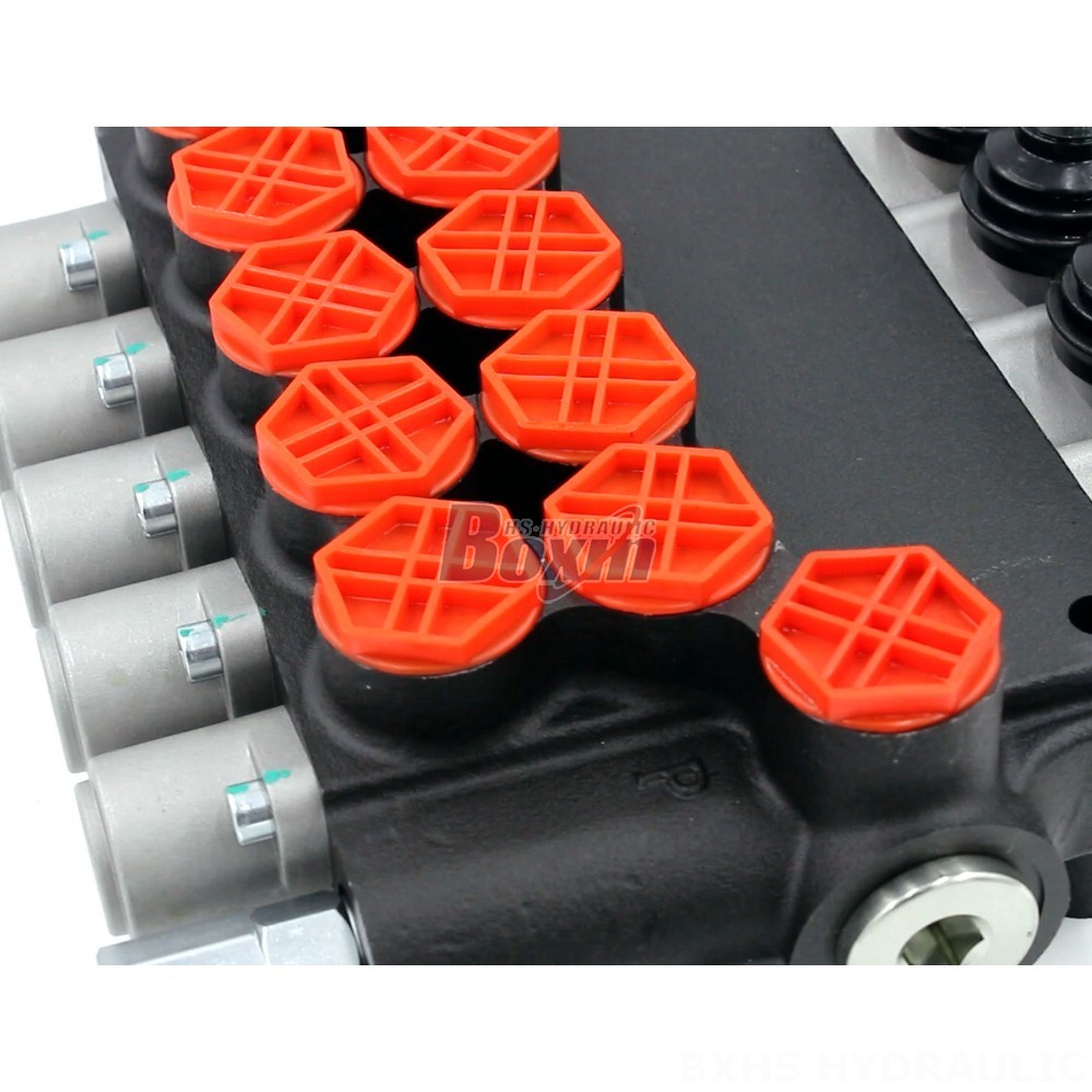 P80-G34-5OT Manual 5 Spool Monoblock Directional Valve Supplier China detail image