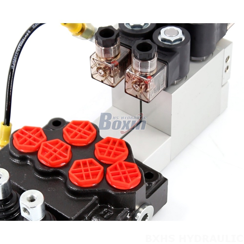 Precision SD5 Electro-hydraulic 2 Spool Monoblock Directional Valve Supplier detail image