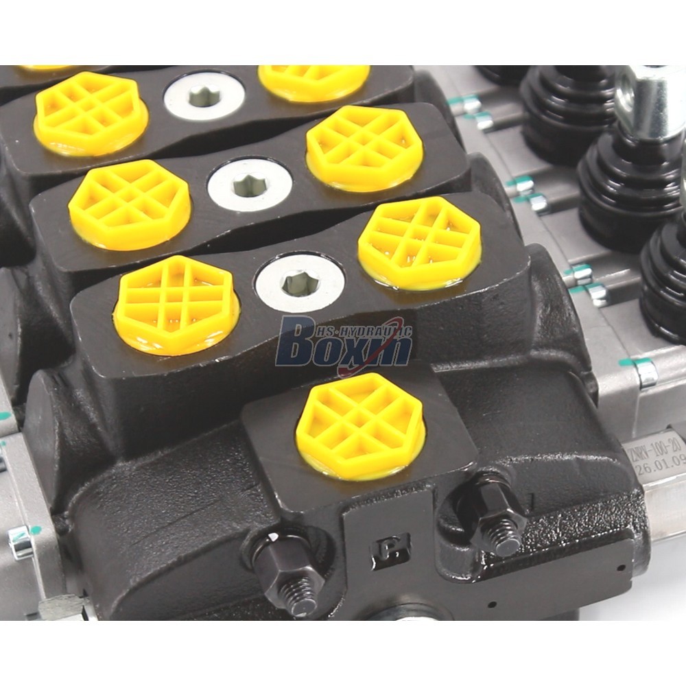 Wholesale SD8 Manual 4 Spool Sectional Directional Valve from Factory detail image