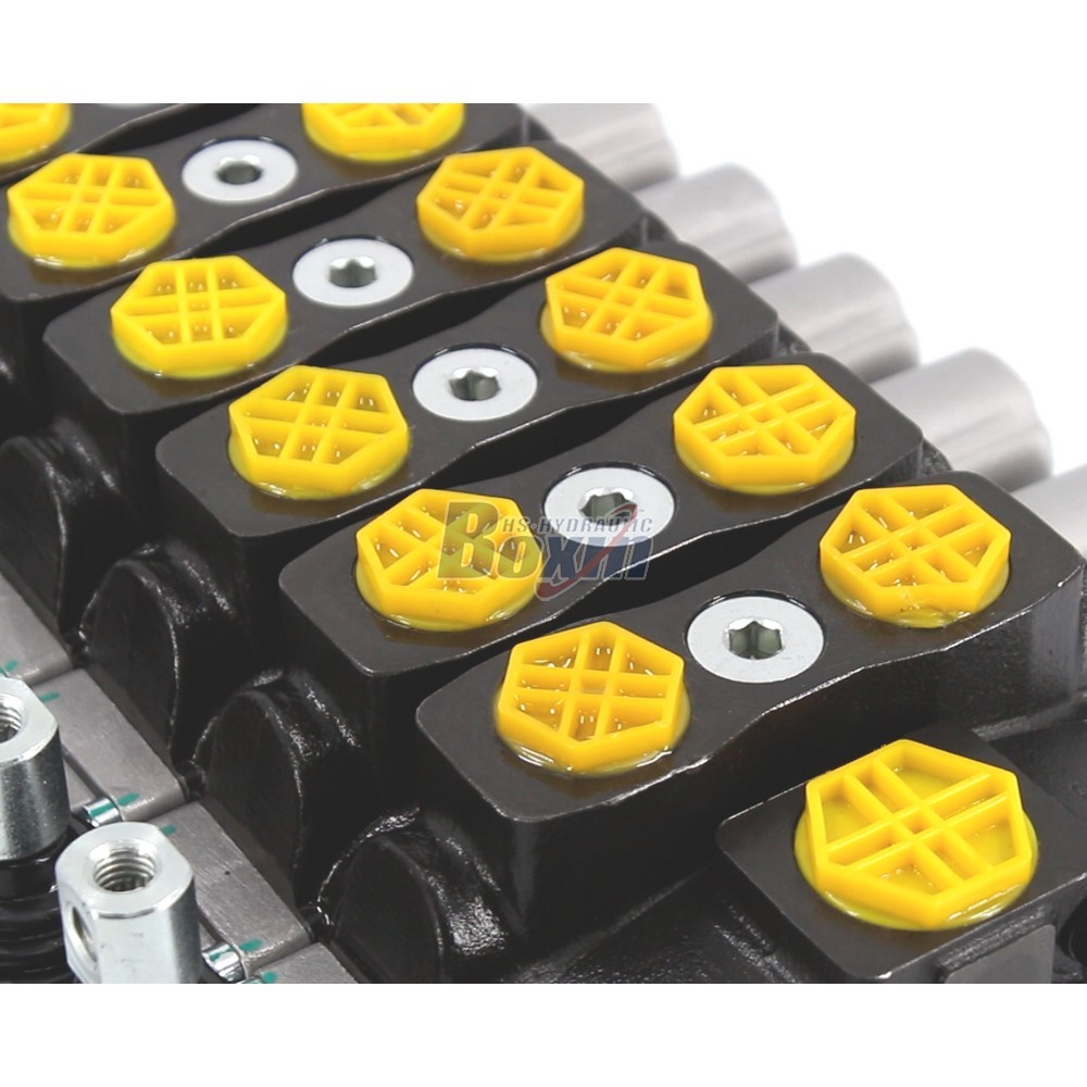 Manufacturer Price SD8 6 Spool Hydraulic Sectional Valve detail image