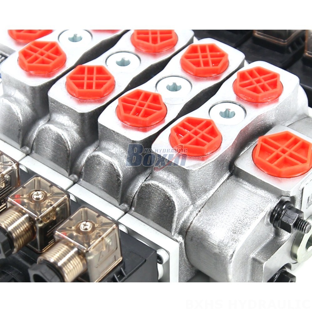 SD8 Solenoid 4-Spool Valve: OEM & ODM Services Available, Customized Hydraulic Solutions detail image