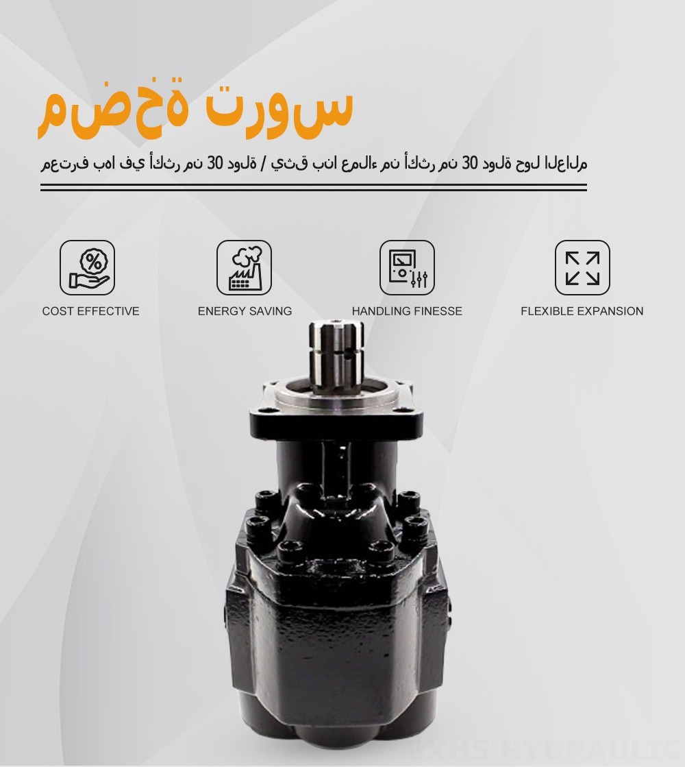 CBHST1-ISO-120 120 سم مكعب/لفة مضخة التروس الهيدروليكية