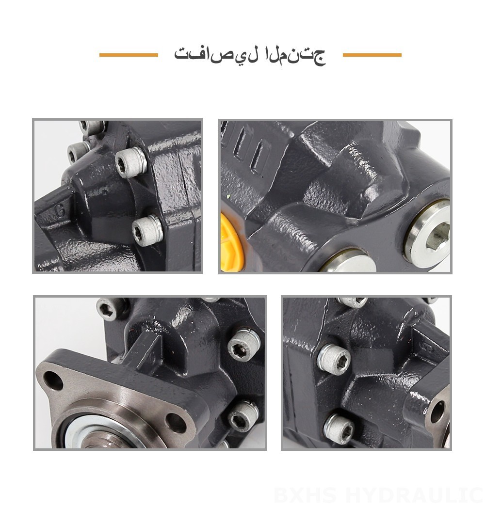 CBHW-ISO-80-H 80 سم مكعب/لفة 22 ميجا باسكال (3190 رطل لكل بوصة مربعة) مضخة التروس الهيدروليكية