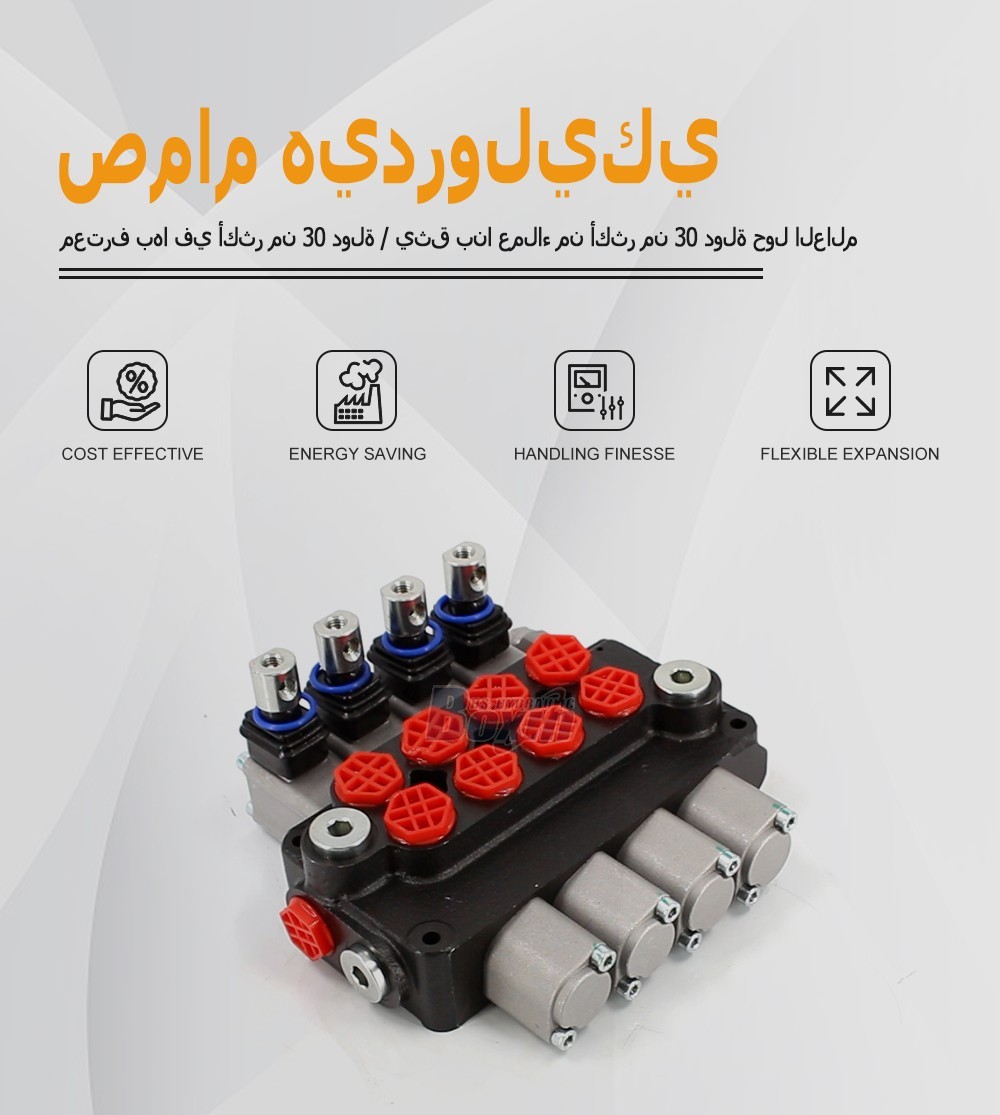 Factory Wholesale DCV20 4 Spool Hydraulic Directional Valve
