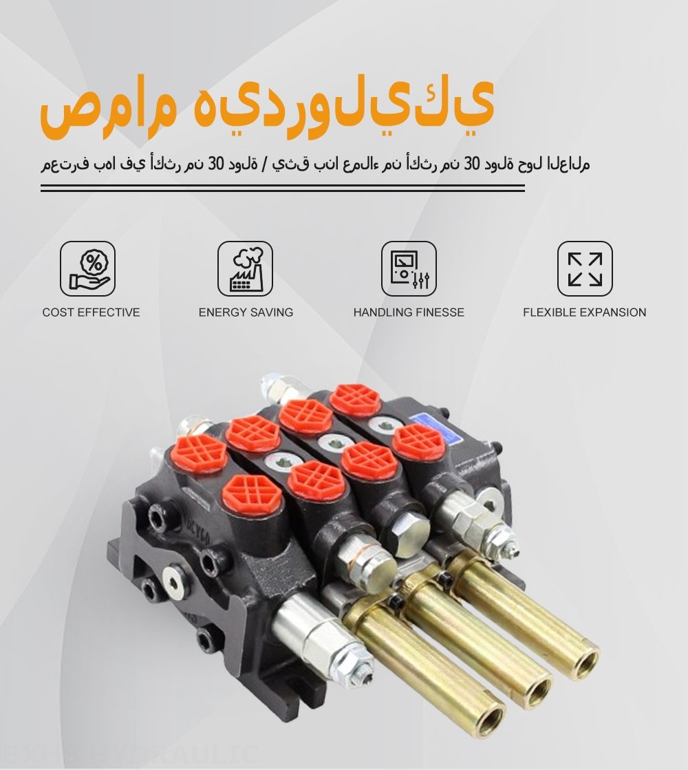 DCV60 كابل صمام 3 صمام اتجاهي قطاع