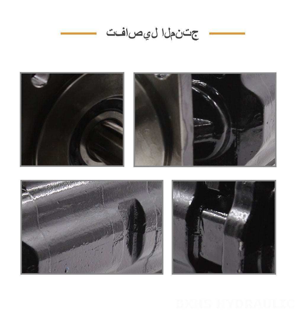 JHP2080-2080-1016 80 سم مكعب/لفة مضخة التروس الهيدروليكية