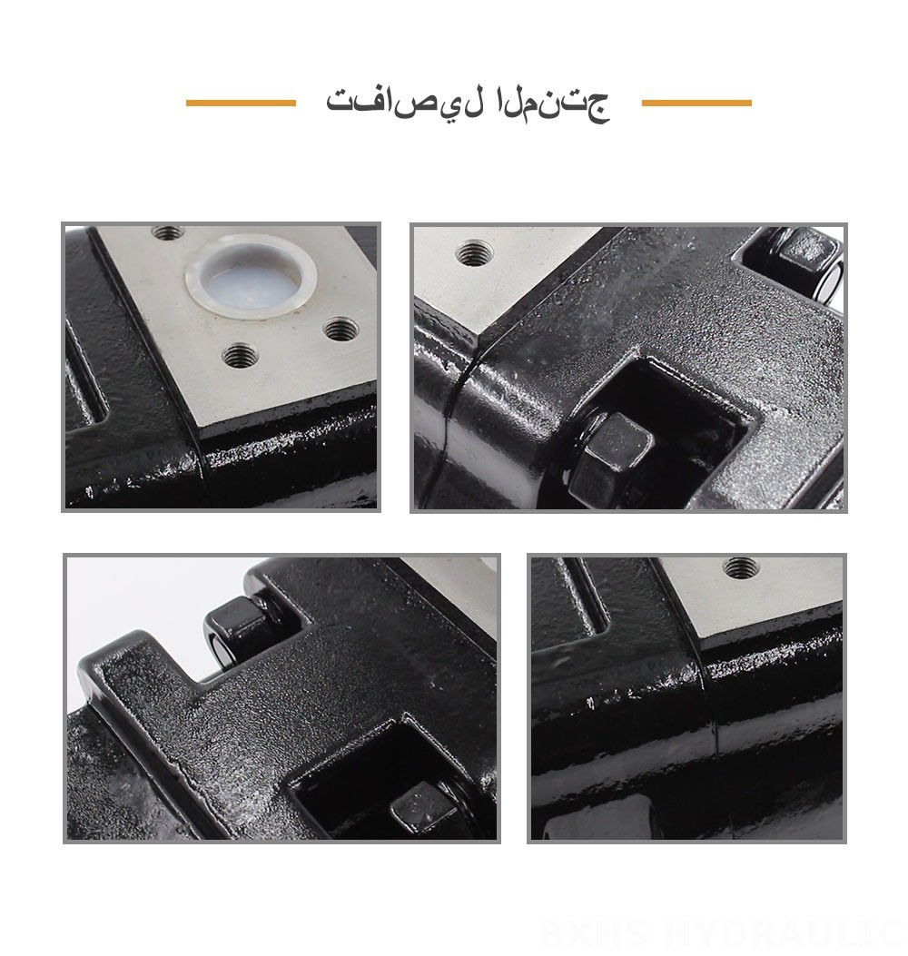 JHP2100-2080-1016 100 سم مكعب/لفة مضخة التروس الهيدروليكية
