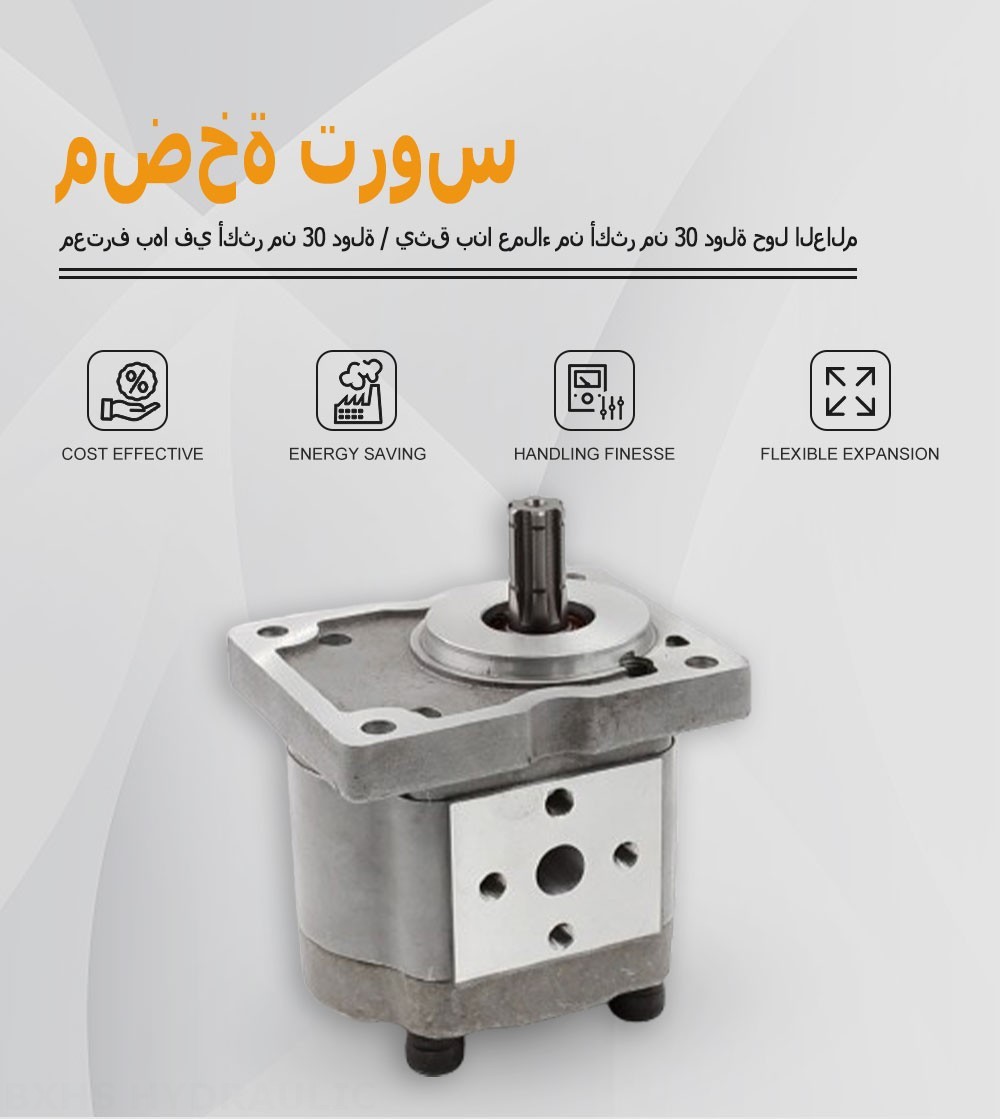 NSH-10 10 سم مكعب/لفة مضخة التروس الهيدروليكية