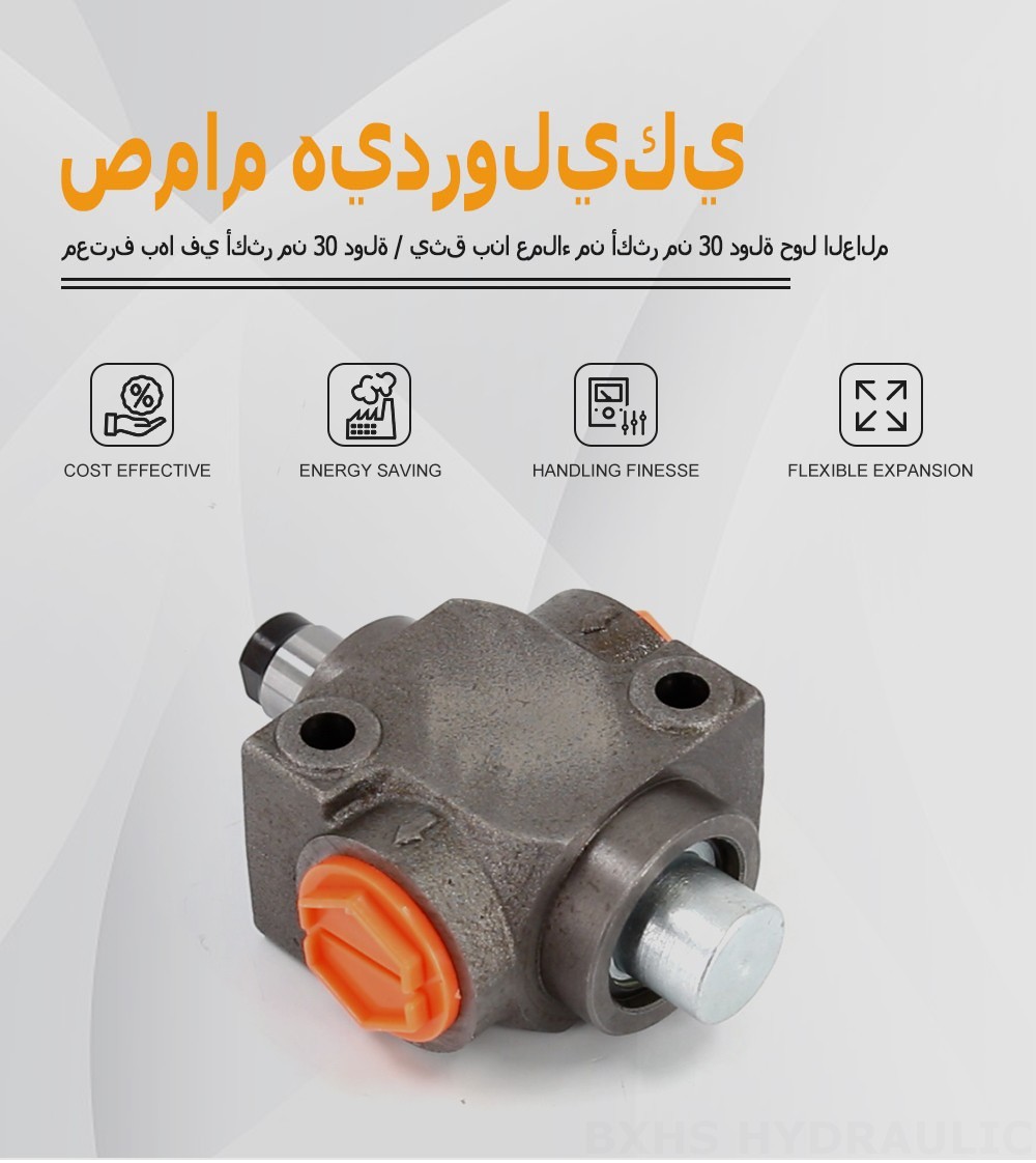 QHF20A يدوي صمام 1 صمام اتجاهي أحادي الكتلة