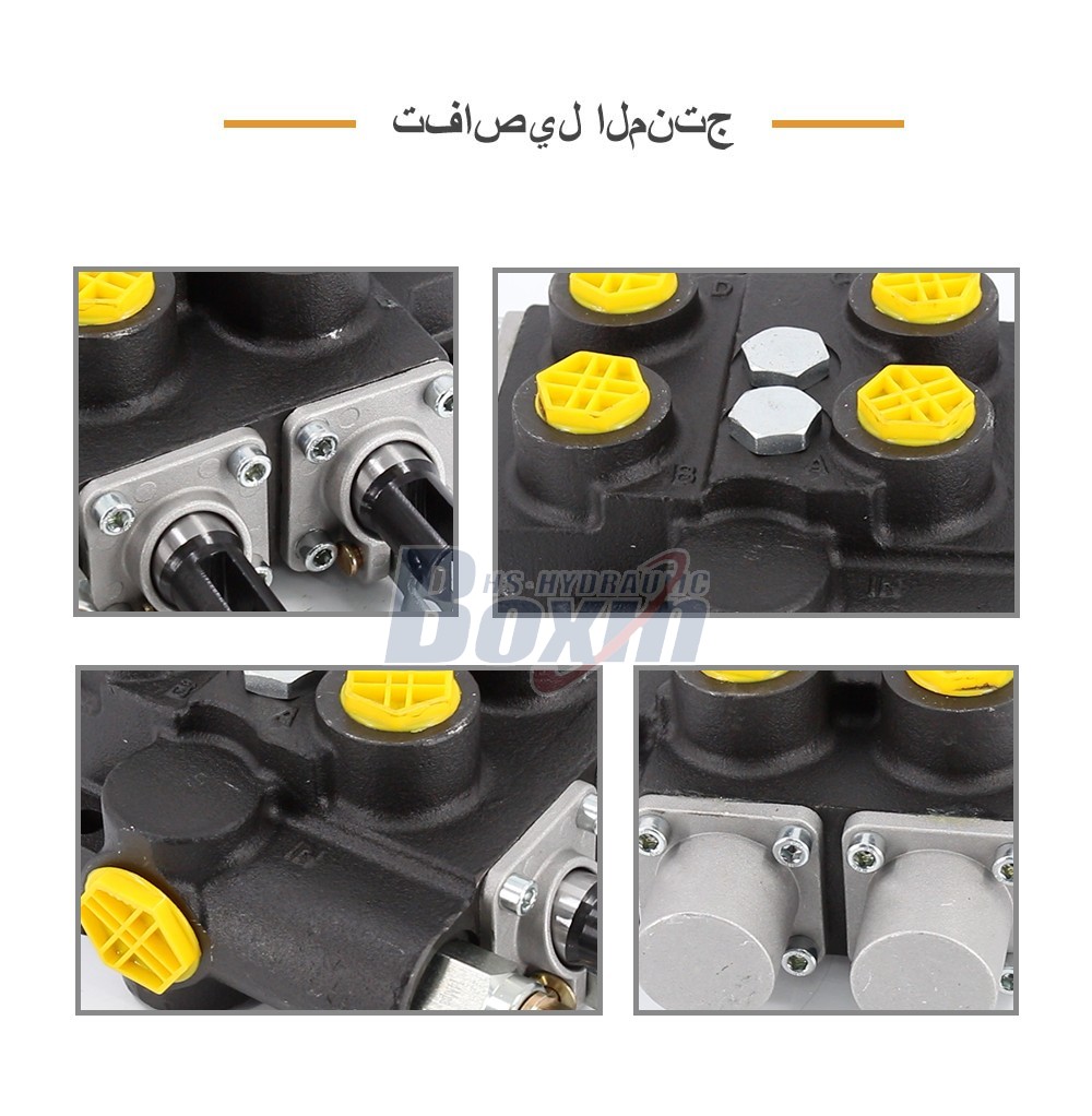 High Performance RD5200NPT-2OT 2 Spool Directional Control Valve