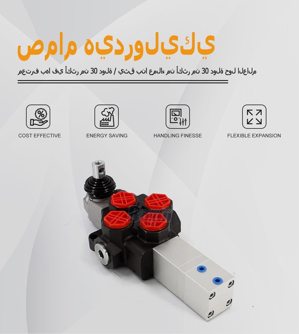 Industrial SD14Q-OT Pneumatic 1 Spool Monoblock Valve for Machinery