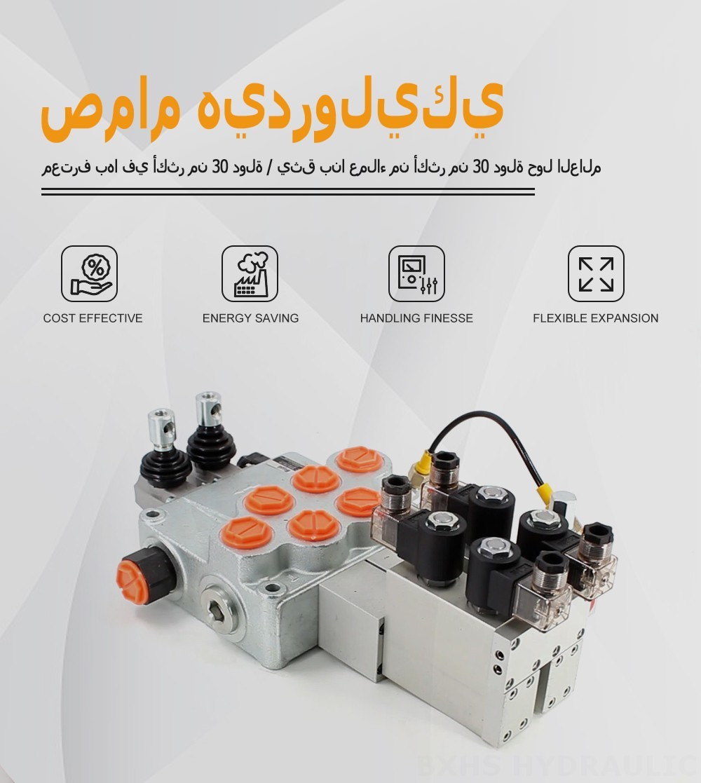 SD18 كهربائي صمام 2 صمام اتجاهي أحادي الكتلة