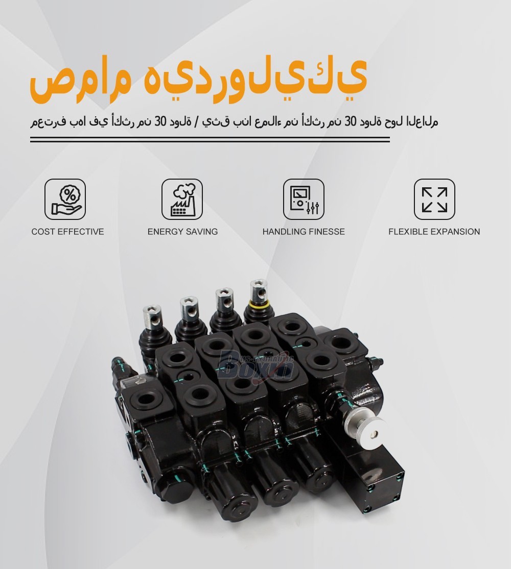 Sectional Directional Control Valve SD8-OTAMW 4 Spool Manual Operation
