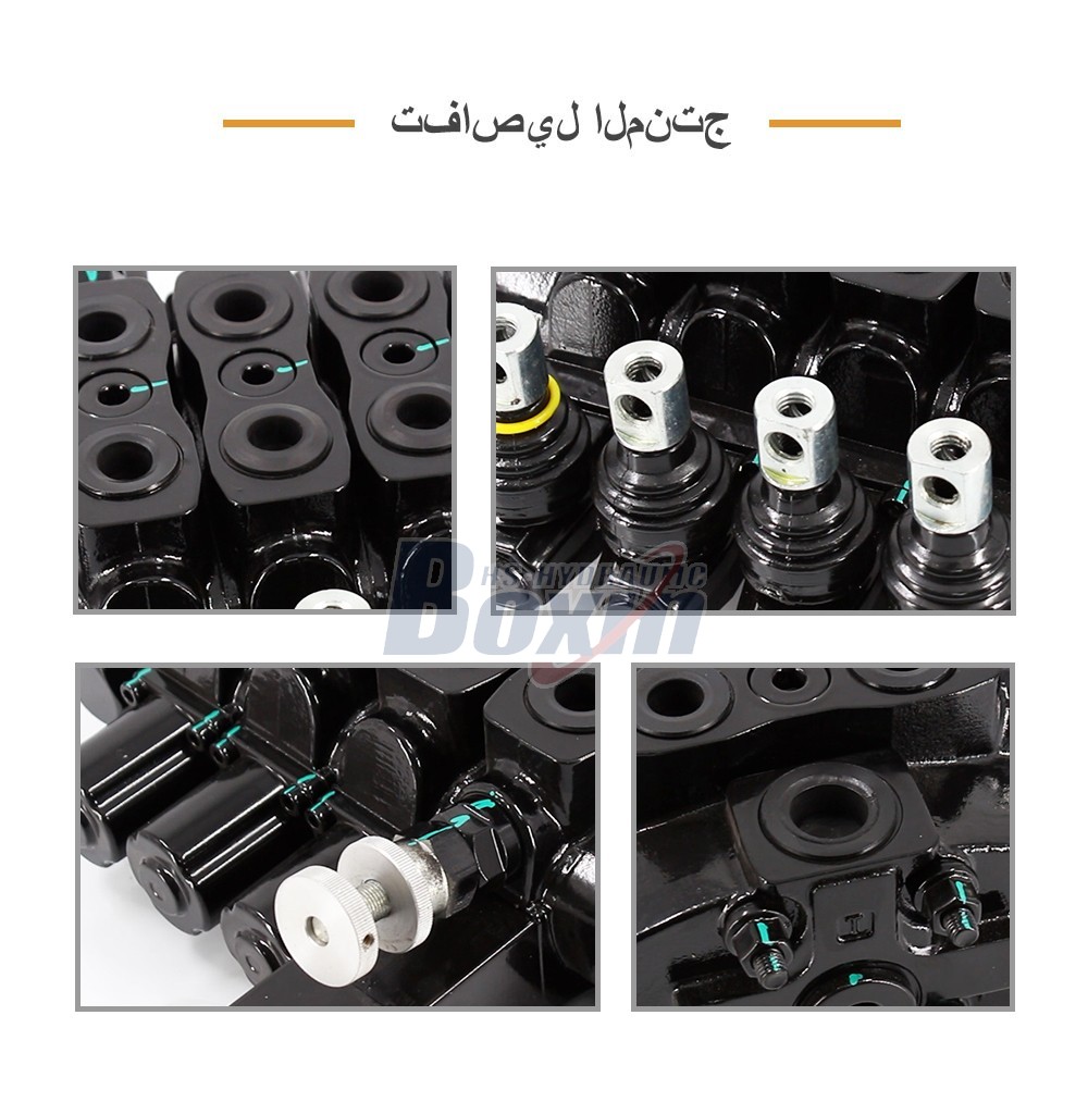 Sectional Directional Control Valve SD8-OTAMW 4 Spool Manual Operation