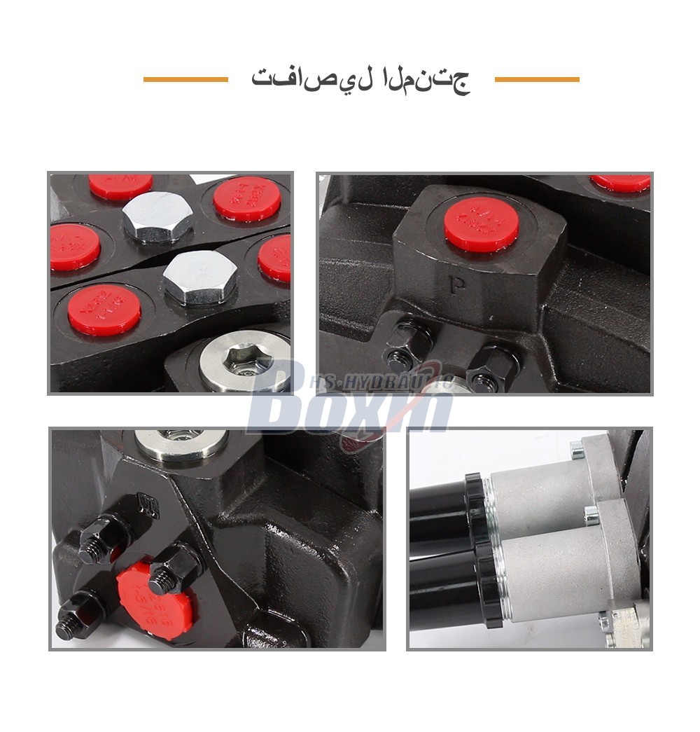SDS180T-2CB-OT Manual 2 Spool Sectional Directional Valve for Hydraulic Systems