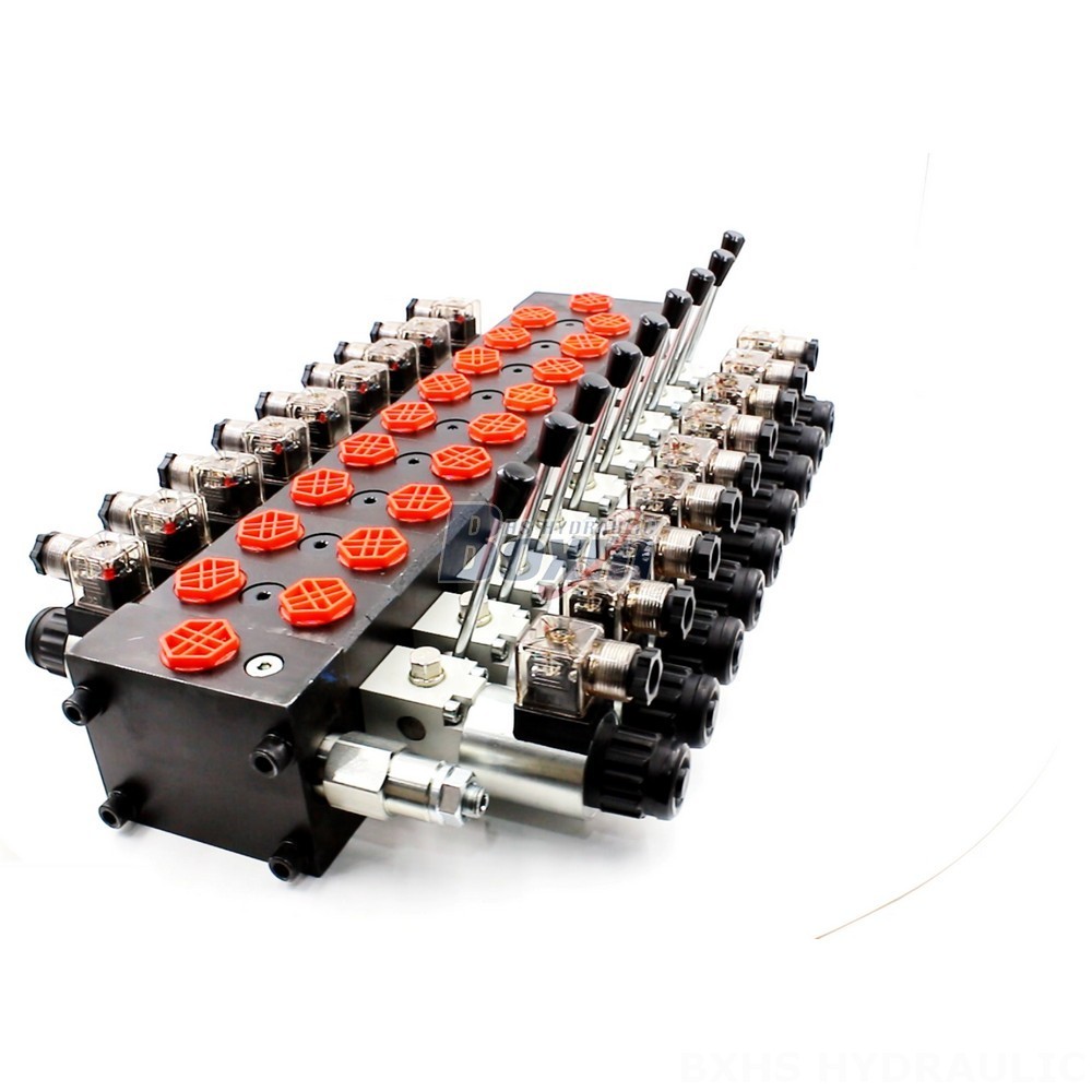 DCV58 Solenoid 9 Spool Sectional Directional Valve | Solenoid Directional Valve main image