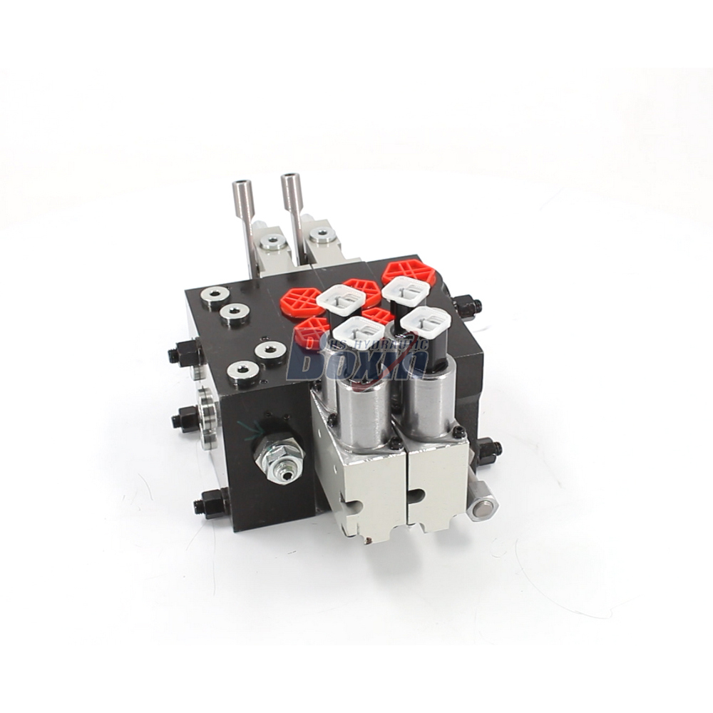 Custom OEM ODM Services for HSDPX100DY-2 Electro-hydraulic 2 Spool Sectional Directional Valve Manufacturing main image