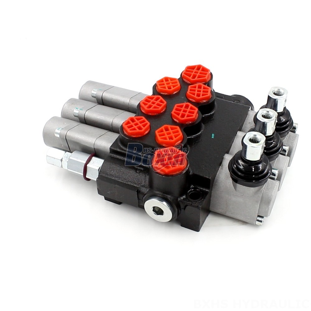P40-G12-G38-3QTW Manual 3 Spool Monoblock Directional Valve | Manufacturer & Supplier main image