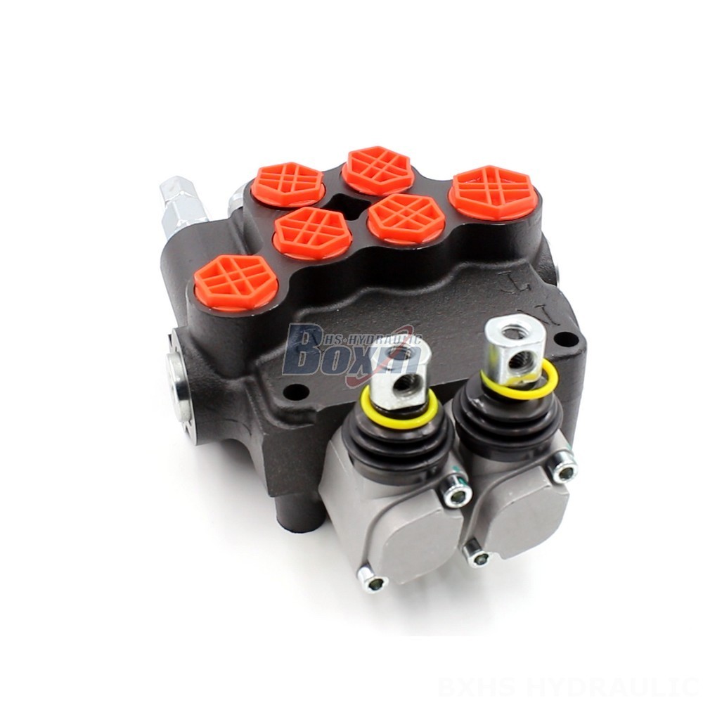 P80-G12-G34-OW Manual 2 Spool Monoblock Directional Valve: Global Supplier main image
