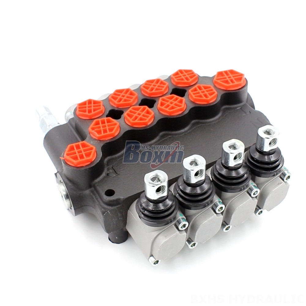 P80-G34-G12-4OT Manual 4 Spool Monoblock Directional Valve main image