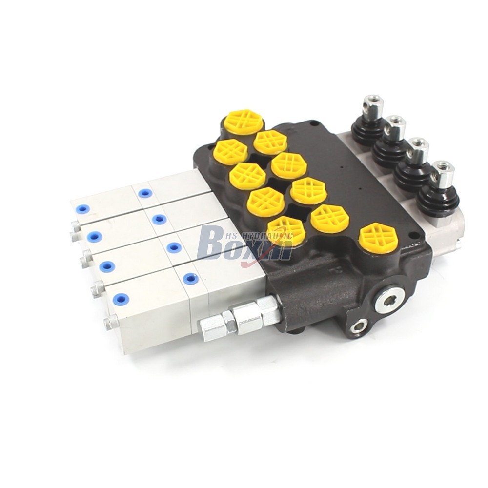 High Performance P80Q-G-4OT 4 Spool Pneumatic Monoblock Valve main image