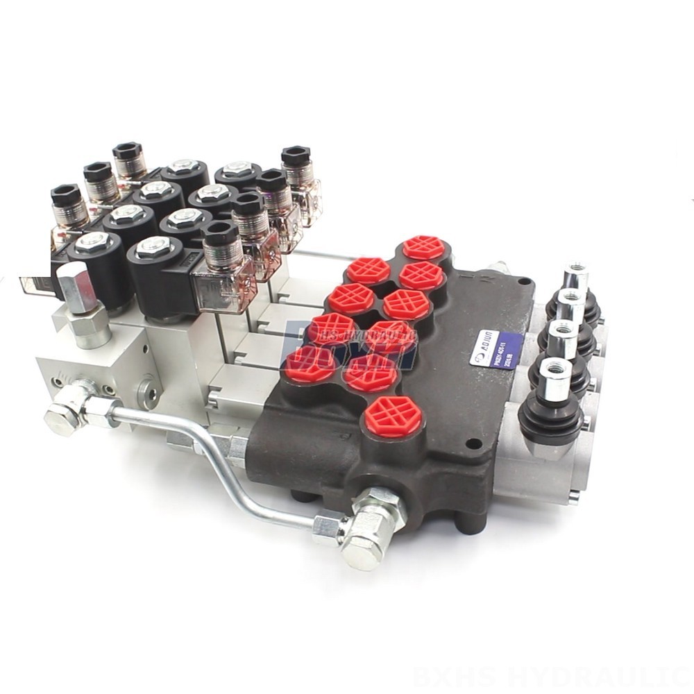 Direct from Manufacturer: P80 4-Spool Monoblock Hydraulic Valves cover photo