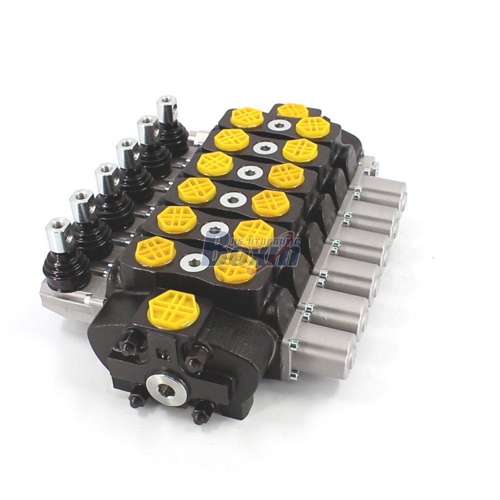 Manufacturer Price SD8 6 Spool Hydraulic Sectional Valve cover photo